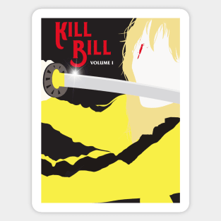 Kill Bill minimalist art Sticker